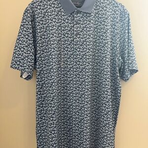 Walter Hagen Mid-blue Performance Golf Polo breathable moisture wicking large